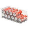 Spectrum Diversified Hexa 2pc Tall Can Bin Set: Stackable Refrigerator Organizer, Dishwasher-Safe Clear Storage Bins - 3 of 4