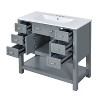 YOOCOZZ 36'' Bathroom Vanity with Top Sink,2 Soft Closing Doors and 6 Drawers - 2 of 4