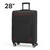 NEW YORK XPRESS XH-2601 SOFT LUGGAGE 5 PIECE (20" 26" 28" 30" 32")  BROWN 32" - 4 of 4