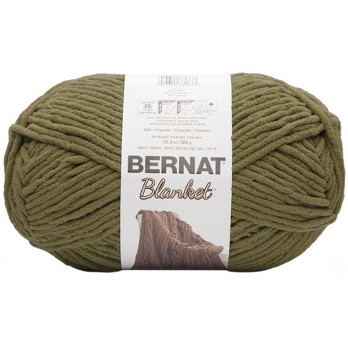 green bernat blanket yarn