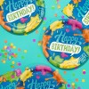 Creative Converting Birthday Paint Splatter Plates and Napkins Set 48ct - 2 of 4
