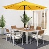 Hyleory 9FT Lighted Market Umbrella for All Seasons/ Size: 91.2" H x 108" W x 108" D - 2 of 4