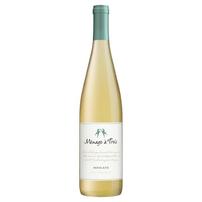 Ménage à Trois Moscato White Wine - 750ml Bottle