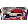 1939 Chevrolet Panel Truck "Chevron Gasolines" Red and Beige with White "Running on Empty" 1/24 Die Cast Model Car by Greenlight - 3 of 3