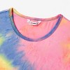 PATPAT Family Matching Tie-dye T-Shirts Dresses and Short-sleeve T-shirts Sets - 3 of 4