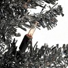 6ft National Christmas Tree Company Black Tinsel Artificial Pencil Christmas Tree 150ct Clear: Indoor Slim with Stand - 2 of 3