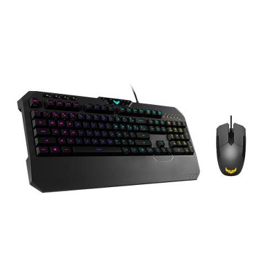 ASUS TUF Gaming Keyboard Mouse Combo | K1 RGB Keyboard, M3 Lightweight Mouse, Aura Sync RGB Lighting, Comfortable & Rugged Design