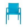 Alissa 2pk Stackable Outdoor Arm Chairs - Lagoon
 - image 4 of 4