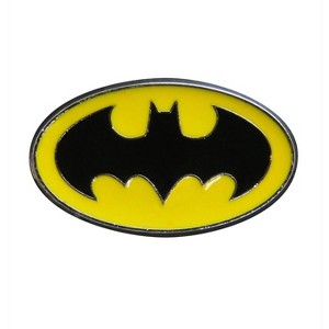 Adult Batman Symbol Colored Lapel Pin - 1 of 2