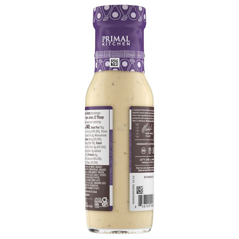 Primal Kitchen Dairy-Free Caesar Dressing with Avocado Oil - 8 fl oz, 5 of 15