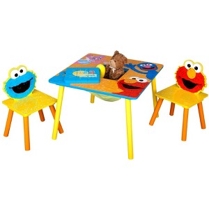 Delta Children Sesame Street Table and Chair Set with Storage - 1 of 4