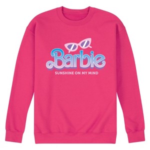Men's - Barbie - Sunshine on My Mind Graphic Fleece Sweatshirt - 1 of 3