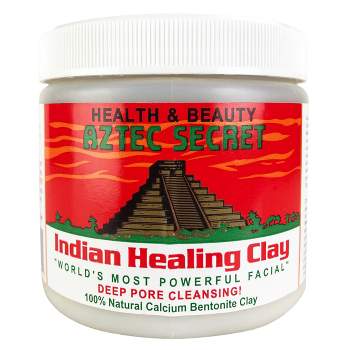 Aztec Secret Indian Healing Clay Deep Pore Cleansing Face & Body Mask, Natural Calcium Bentonite Clay