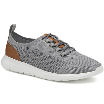Johnston & Murphy Boys Amherst Knit U-Throat Casual Lace-Up Shoe