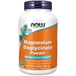 Magnesium Bisglycinate Powder by Now Foods  -  8 oz Powder - 1 of 3