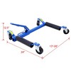 NAYSAYE Hand Truck Dolly Set of 4 Heavy Duty Wheel Dolly 1250lb Capacity for Garage and Workshop, Blue, 24"*9"*132" - 3 of 4