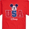 Men's - Disney - Mickey Mouse USA Head Short Sleeve Graphic T-Shirt - 2 of 4