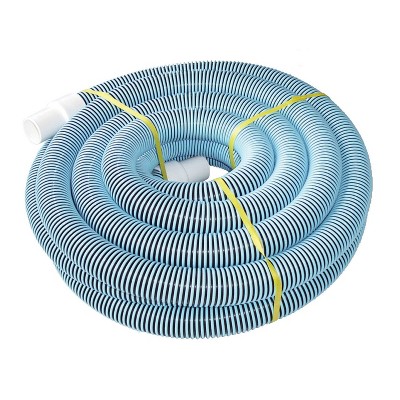 Robelle 1.5 Inch Diameter by 35 Foot Spiral Wound UV Resistant EVA Swimming Pool Vacuum Cleaner Hose Replacement, Blue