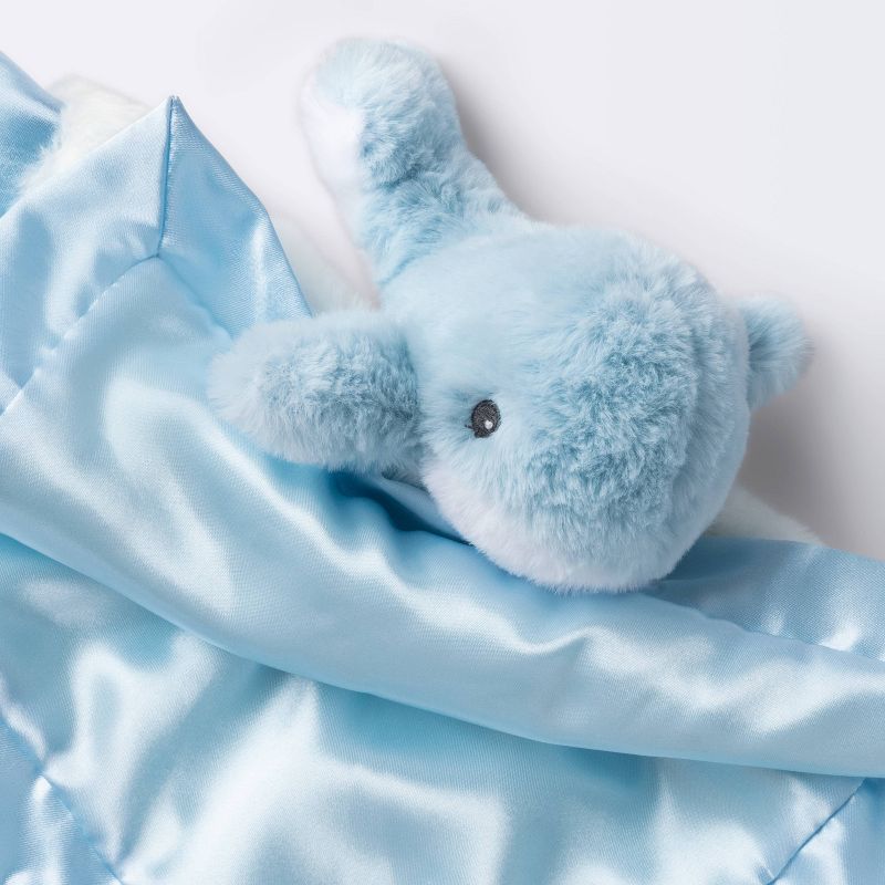 Blue Whale Security Blanket Crib Toy - S - Cloud Island&#8482;, 4 of 5
