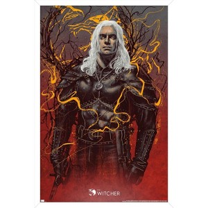 Trends International Netflix The Witcher Season 2 - Geralt of Rivia Framed Wall Poster Prints - 1 of 4