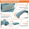 DOMETOUR Gaming Ergonomic Foot Rest Reclining, High Back Mesh Home Office Computer Desk Chair - 4 of 4