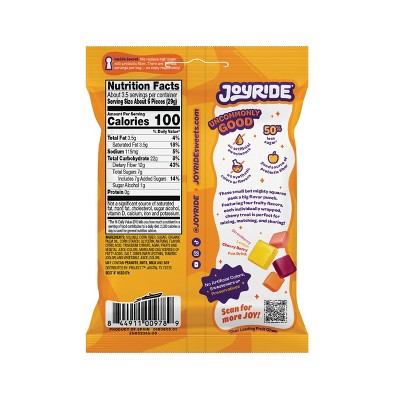 JOYRIDE Fruit Chews - 3.5oz