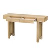 CAVINAS 52 inch Console Table with Rattan Accent,Retro Entryway Table with Storage Drawers for Living Room,Hallway - 4 of 4