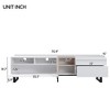VYNXARIA Modern 80-Inch TV Stand with Double Storage and Drop Down Doors - Versatile Media Console for Living Room and Home Theatre - 4 of 4