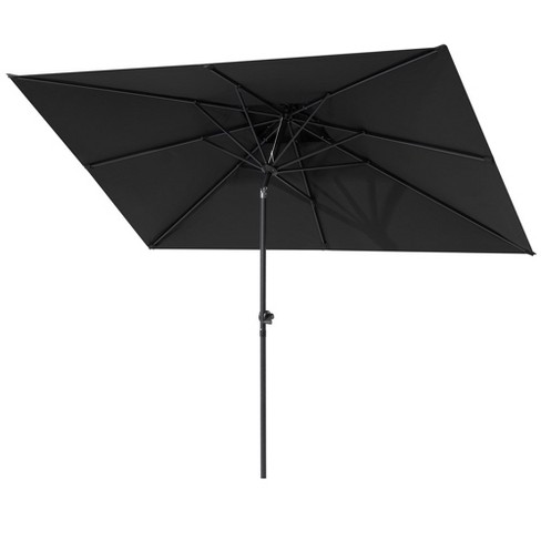 Crestlive Products 9 x 5 FT Double Top Patio Outdoor Umbrella Rectangular Tilting Parasol Waterproof - image 1 of 4