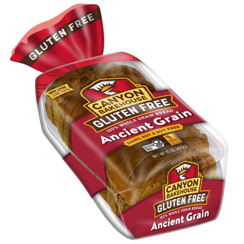 Canyon Bakehouse Gluten Free 100% Whole Wheat Ancient Grain Bread - 15oz, 4 of 12