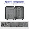 SKONYON 3-Piece Hardshell Luggage Set Durable ABS+PC Suitcase with Spinner Wheels, TSA Lock & YKK Zipper - 4 of 4