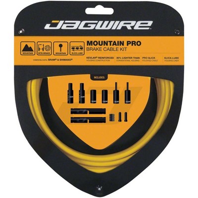 Jagwire Pro Polished Mountain Brake Kit Brake Cable & Housing Set