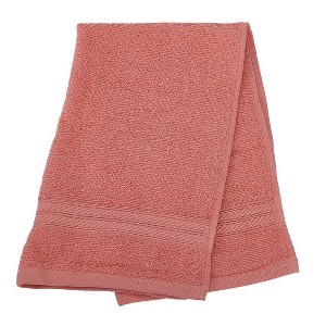Moda at Home 6pc Marbella Hand Towels Soft Coral - 1 of 3