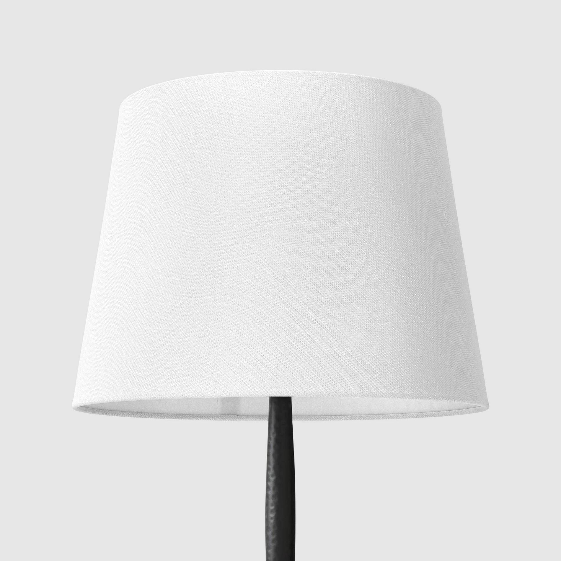 9" Linen Drum Lamp Shade White - Threshold™