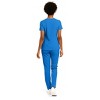 Hey Collection Women’s 5-Pocket Medical Scrub Set – V-Neck Top & Straight Leg Pants, Comfortable Flexible Nursing Uniforms - 2 of 4