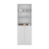 NicBex Bookcases for Living Room 71.7" H Storage Cabinet Bookshelf with 5 Shelves and 2 Doors for Home Office - 4 of 4