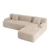 Maliang 110" Cloud Sectional Sofa, Upholstered Couch Free-combined Sofa for Living Room - 2 of 4