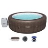 Bestway SaluSpa Sun Shade Canopy Bundled with St. Mortiz SaluSpa Inflatable Outdoor Hot Tub with 180 Soothing AirJets and Insulated Cover - image 3 of 4