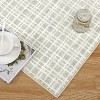 TackView Washable Checkered Area Rugs, Throw Carpet for Bedroom Living Room Entrance Laundry Bathroom Plaid Modern Farmhouse Rug - 4 of 4