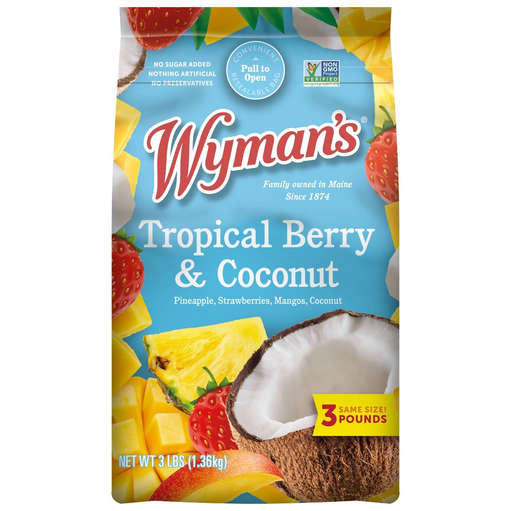 Wyman's Farm Fresh Frozen Tropical Berry with Coconut - 48oz