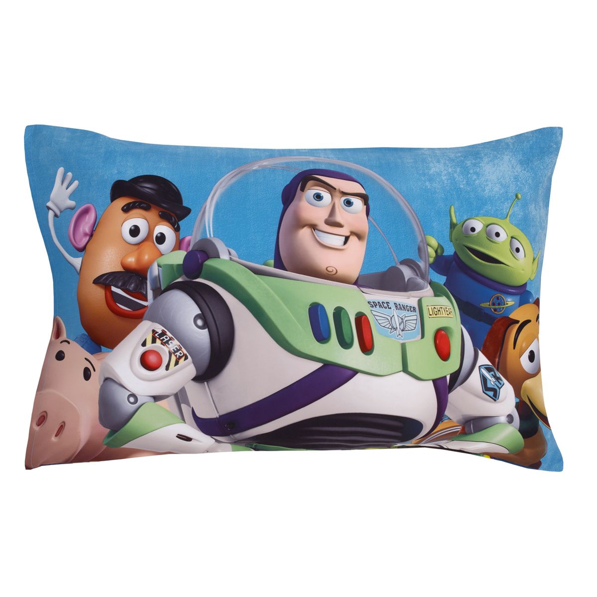 Disney Toy Story Taking Action Blue, Green and Yellow 4 Piece Toddler Bed Set - thumbnail 6