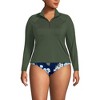 Lands' End Women's Long Sleeve Rash Guard Cover-up UPF 50 - 4 of 4