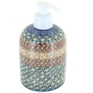 Blue Rose Polish Pottery 573 Ceramika Artystyczna Soap Dispenser - 1 of 1