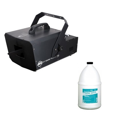 ADJ VF Snow Flurry HO 1250 Watt Snow Machine with 2.3 Liter Snow Fluid Tank & One Gallon Snow Fluid Juice