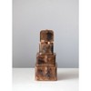 Storied Home Square Decorative Metal Boxes with Lid, Set of 3 - 3 of 4