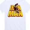Boys' - Marvel - Iron Man Stacked Name Short Sleeve Graphic T-Shirt - 2 of 4