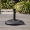 Okak All-Weather Round Umbrella Base with Adjustable Knob, Umbrella Stand and Concrete Inside, Cantilever Umbrella Base for Home - 2 of 4