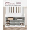 Hall Tree, Coat Rack with Bench, Shoe Storage, 5 Tri-Hooks, Freestanding, Space-Saving, for Mudroom, Entryway, Hallway, Adjustable Shelves - 4 of 4
