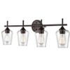 Millennium Lighting Ashford 4 - Light Vanity in  Rubbed Bronze - 4 of 4
