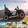 24V 2-Seater Kids UTV with Remote Control, Metal Frame, Spring Suspension, Max Speed 4.5MPH, for Ages 3+, Ride-On Car - 4 of 4